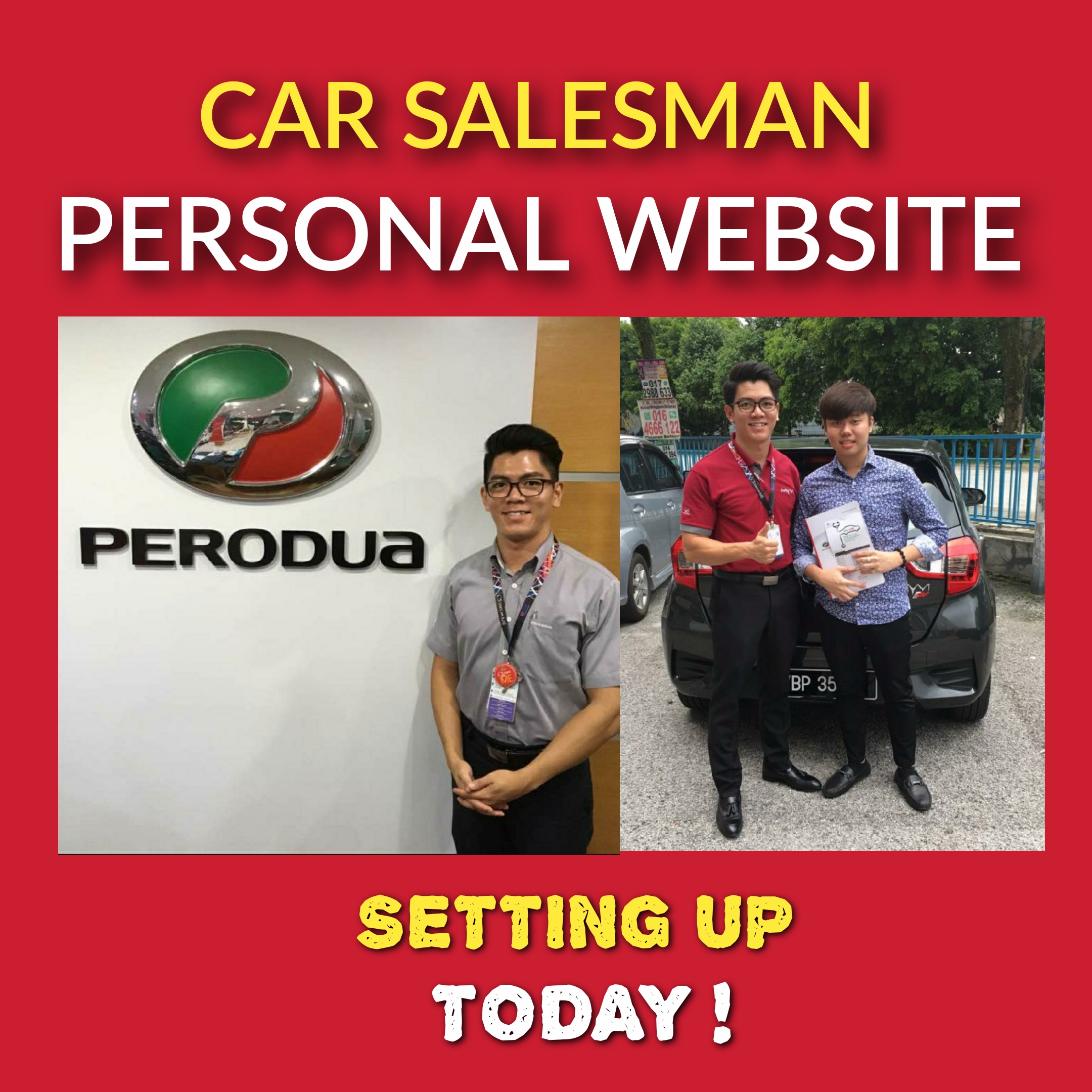 Car Salesman Personal Website 